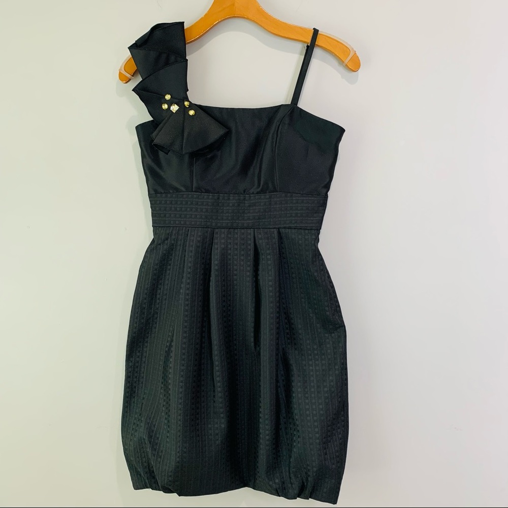 Max & Cleo Black Prom/ Special Occasion Dress Sz 2